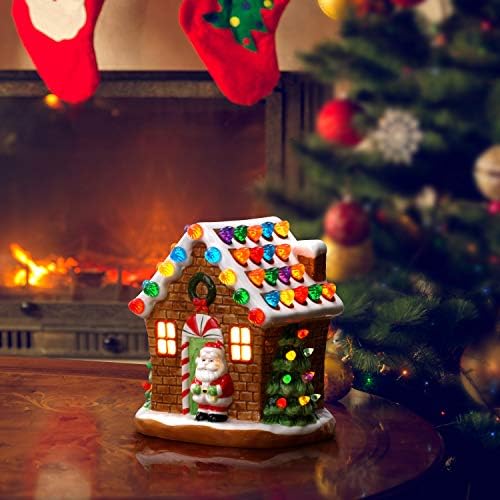 Sr. Christmas Nostálgico Gingerbread House 7.5 Decoração de Natal, Inch, Brown
