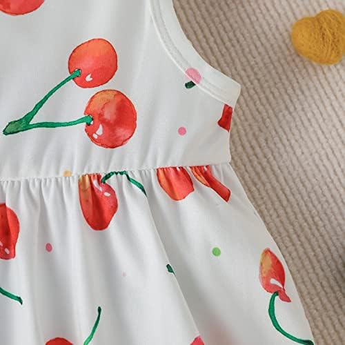 Damohony Toddler Baby Girls Dress and Cardigan Floral Dress e Bolero Shrug Spring Dress Summer Dress Conjunto de 18 meses a