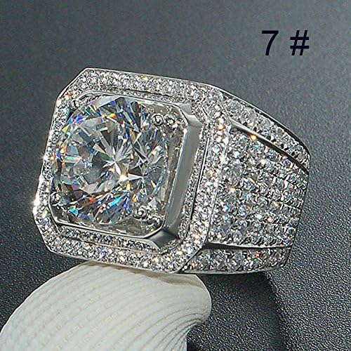 Mulheres homens Acessórios de jóias de moda de luxo Brilhante anéis de meninas da moda de safira branca natural fofa anéis de dedos simples