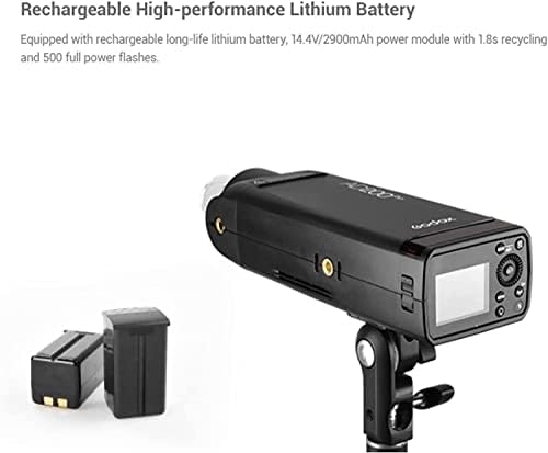 Godox ad200 pro 200ws 2.4g flash estroboscópio w/xpro-c para câmeras canônicas com cada saco de 2,8 mlight+saco, 1/8000