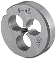 Burkit nº 4-48 UNF Round Threading Die, 4 x 48 UNF Machine Thread Die a mão direita