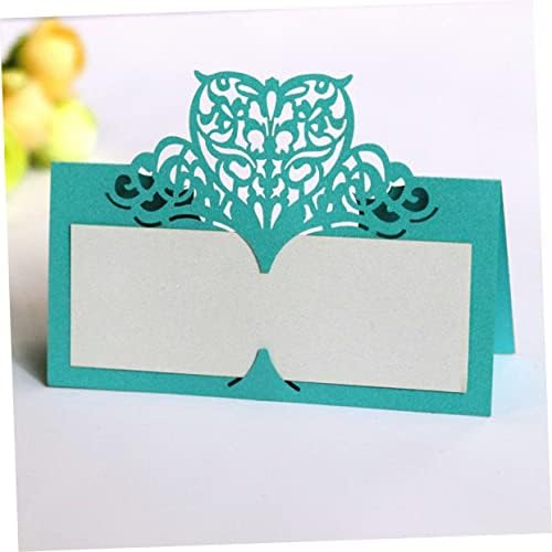 Tofficu Blank Cartões de visita Mesa de casamento Decoração para impressão Cartões pequenos cartões de barraca Coloque
