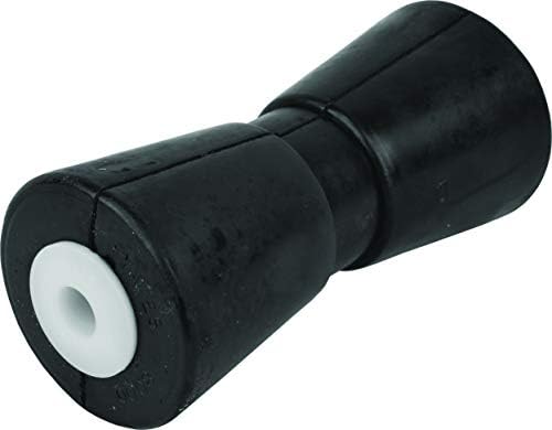 Rolo de reboque de barco pesado Attwood, quilha de borracha, preto - 7,5, 10 ou 12 polegadas