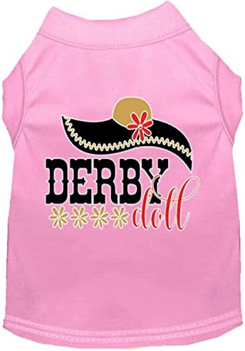 Mirage Pet Product Derby Doll Screen Print Dog Camise