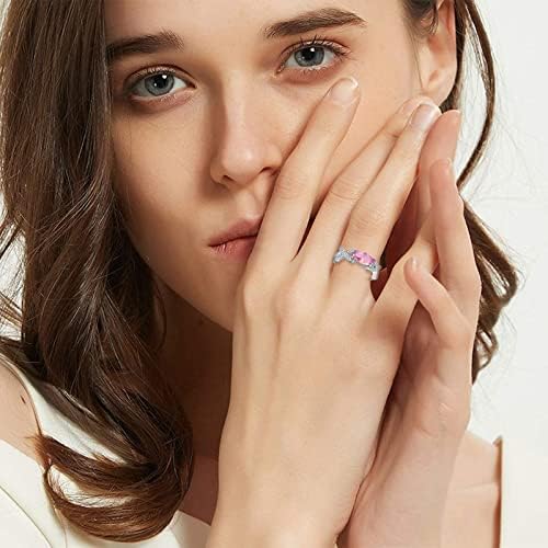 Zircon Eye Fashion Rings Rings Ladies Diamond Combinações personalizadas Crystal Inclaid Horse Rings Anel de ansiedade Anel