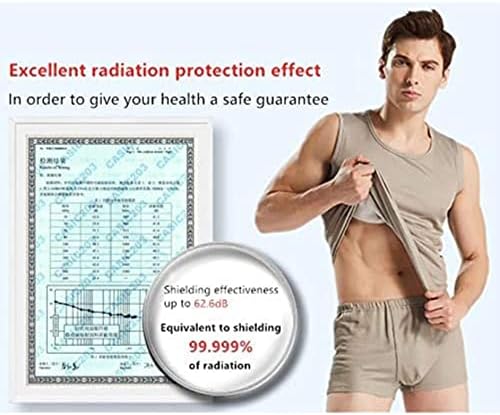 5G Anti-radiação, cueca da Radiação EMF, roupas de proteção de proteção de fibra de prata EMF
