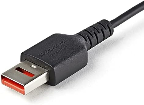 Startech.com Cabo de carregamento seguro de 3 pés USB-A para USB-C Bloqueador de dados somente Cabo de carga ON-DADA SOME