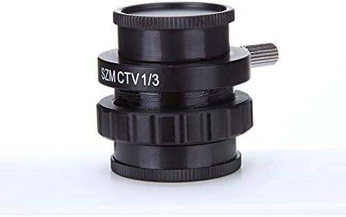 Acessórios para microscópio ZXYAN SZM CTV 1/2 1/3 Adaptador 1x 0,3x 0,5x C Montagem Adaptador de lente de montagem