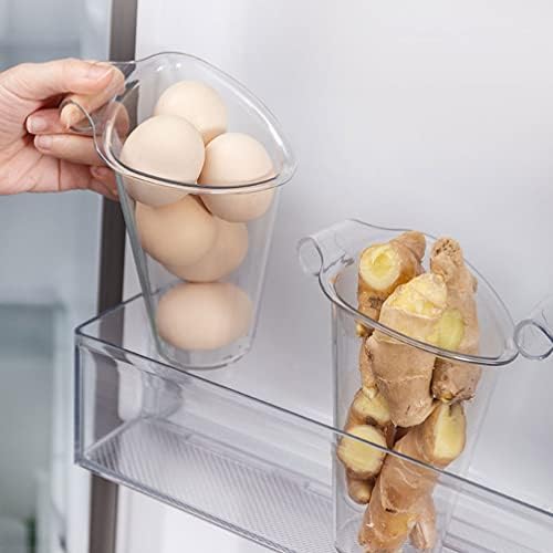 Hemoton pendurou o suporte do utensílio 3pcs Organizador de porta geladeira geladeira pendura caixas de armazenamento de armazenamento Bintes de armazenamento Organizador de armazenamento para refrigerador de geladeira minifridge de geladeira