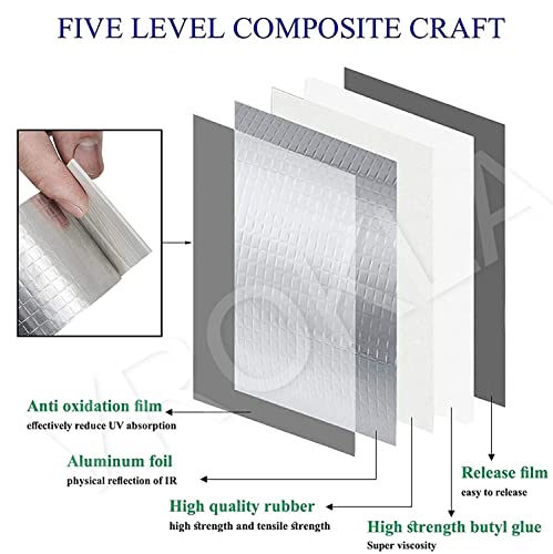 Fita adesiva de fita adesiva de alumunium de voiish Super impermeável para vazamento de fita de prata Fita de prata Premium Repair