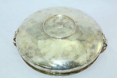 Rajasthan Gems 925 Sterling Silver Bowl Home decorativa 581,5 gramas 8,2 x 9 x 2,4 polegadas