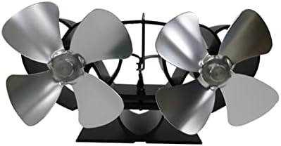 XFADR SRLIWHITE Aquecimento do fogão Fan Fã de lareira Baixo ruído 8- Fan do fogão termodinâmico para lareira de madeira