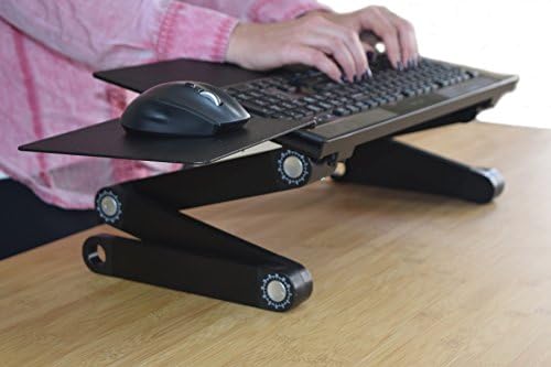 Teclado workez e bandeja de mouse ergonômica no suporte de riser stand ajustável ângulo de altura negativa Crie teclados