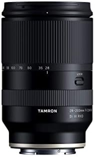 Tamron 28-200 f/2.8-5.6 DI III RXD para Sony Mirrorless Full Frame/APS-C E-MONT, Número do modelo: AFA071S700, Black