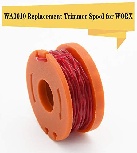 Wa0010 Substactaction Trimmer Spool, Edger Spool Compatível com String Worx Trimmer, Weed Eater String WG180 REFILHAS DE SOLO