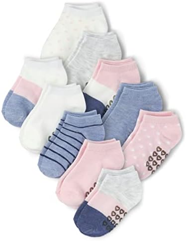 A Place Children Fildler Girls Girls Ankle Socks 10 pacote