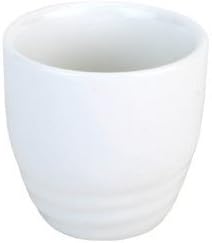 M.V. Negociação 201-69 Copos de saquê de porcelana branca, 2 polegadas, 2 onças, conjunto de 1 xícara