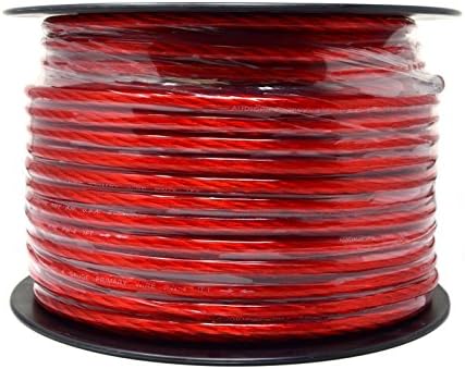 4 Ga Red Power Wire Ground Primary Ground 250ft Copper Mix Gul Cable Audio Amplifier