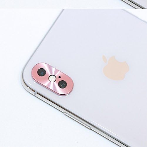 Protetor de lente HD para maçã iPhone X Metal Ring Aluminium Plating