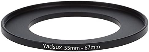 Ring de 55 a 67 mm, para lentes da câmera e filtro, Filtros de metal Adaptador de anel de intensificação, a lente de 55 mm de conexão a 67 mm de acessório de lente de filtro