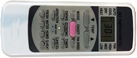 EroMote Easy Replacement Remote Control Fit para Klimaire KTIM012-H2 KSIL009-H216 KSIL012-H216 KSIL018-H216 KSIL036-H215-I AC A/C AR CONDICIONADOR