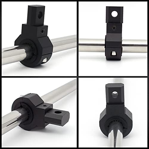 LED Mini Lights Bar Kits de grampo de suporte de montagem 360 graus 0,75 1 1,25 2pcs barra vertical tubo de tubo de teto rolo de gaiola