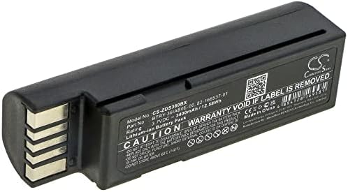 BCXY 30 PCS Substituição da bateria para EVM LI3600 LS3678 DS3600 DS3678 LS3600 LI3678 82-166537-01 BTRY-36IB0E-00