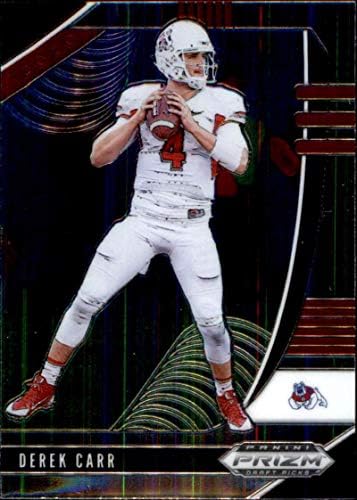 2020 Panini Prizm Draft #32 Derek Carr Fresno State Bulldogs Futebol Card