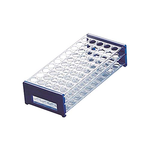 ADAMAS-BETA BETA TUBE RACK, 2 PACOM 40 FURO RACTA DE TESTE DE TESTE PLÁSTICA DE PLÁSTICO DE 4 FURO PARA TUBOS DE TESTE DE 18MM, COLOR