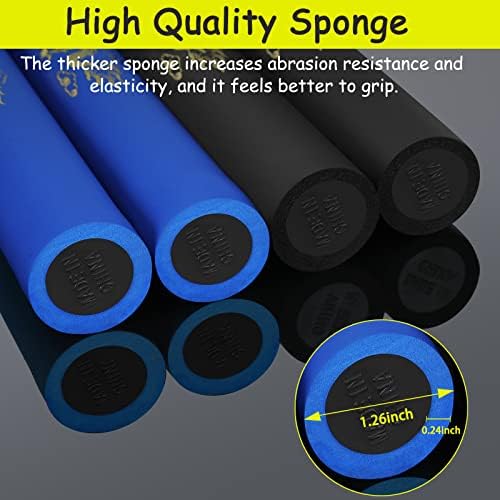 Nunchucks Seguro Foping Rubber Training Nunchucks Nanchakus Combatge com o sistema de bola de rolamento e a corrente de aço 2pcs para crianças iniciantes para iniciantes adultos