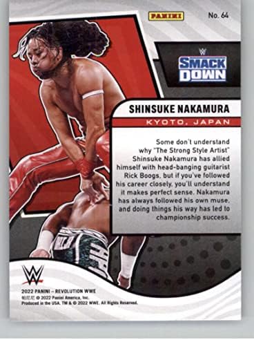 Shinsuke Nakamura 2022 Panini Revolution 64 nm+ -mt+ wwe wrestling