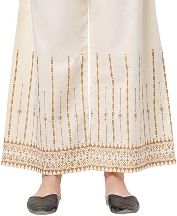 calças salwar de calça de calça de feminino de EDENROBE com calças indianas de fundo comum para mulheres