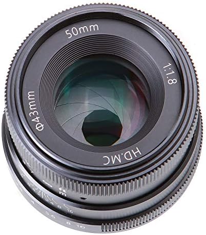 Foto4easy 50mm f/1.8 Prime Focus Lens para câmera de montagem E-ENY A6500 A6300 A6000 A5100 A5000 NEX-3 NEX-3N NEX-3R NEX-C3
