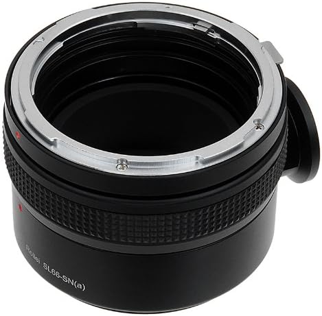 Adaptador de montagem de lentes Fotodiox Pro - lente da série Rolleiflex SL66 para Sony Alpha SLR/DSLR Digital Body