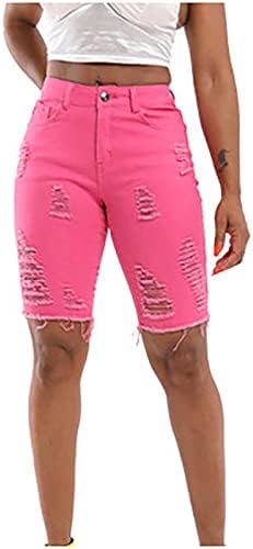 Bermuda Jean shorts Mid Risear