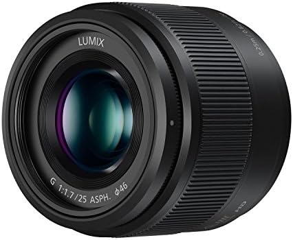 Panasonic Lumix H-H025E-K 25 mm Micro Four Thirds Câmera Lente para a série G-Black