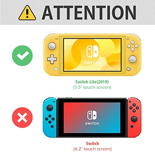 Procase Caso de transporte para Nintendo Switch Lite, Bolsa de transporte portátil de transporte portátil Ultra Slim Protective