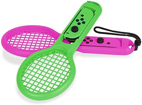 Hellocreate Digital Super Aces Tennis Rackets Racket para console de jogo Razões de tênis de plástico, RACTET RACET DE TENNIS DE TENNIS DE TENNIS PARA CONSELHO DE TENNO