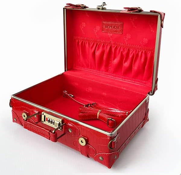 Urecity Vintage Bagage Conjuntos de 3 peças - malditos spinner leves do lado duro - o conjunto de viagens retrô inclui em estojo
