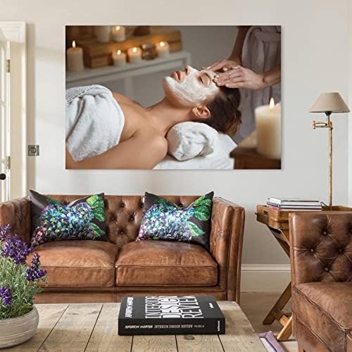 Poster de salão de beleza corporal de beleza corporal inteiro massagem spa pôstade de tela de pintura e impressões imagens de arte de parede para decoração de quarto da sala 08x12inch
