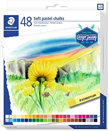 Staedtler Karat Premium Quality Soft Pastel Chalks, 2430C48