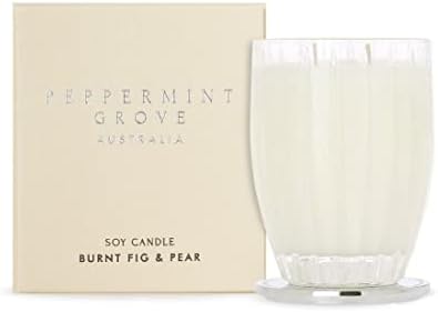 Peppermint Grove Burnt Fig e Pear Soy Candle 350gr