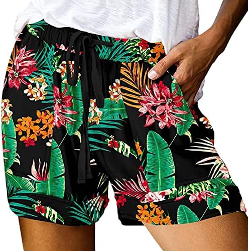 Shorts para mulheres lounge casual de verão
