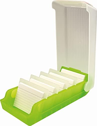 Helit Beebox Flash Card Box A7 para 800 cartões Lime Green