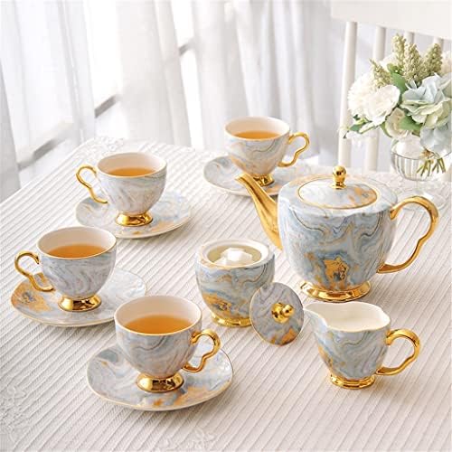XIULAIQ Tarde elegante Conjunto de chá de cerâmica Cela de café Cupo de café Priente