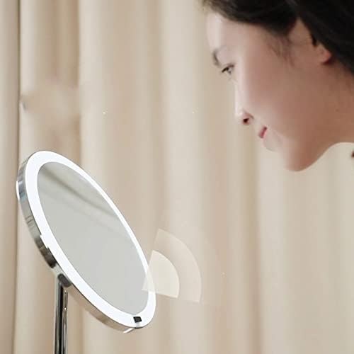 Ahfam maquiagem espelho de toque de touch screen maquiagem espelho de maquiagem Smart Desktop Vanity espelho de 8,5 polegadas