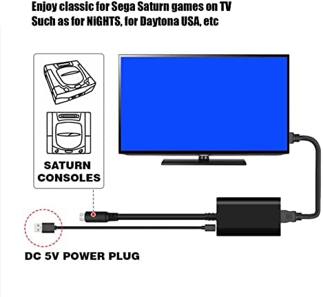 Upscaler do console do jogo, 16: 9 comutação de hd multimídia conversor de interface upgrade textura clara preto para Sega