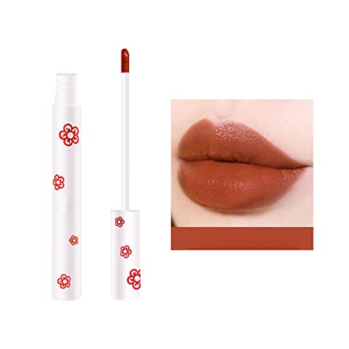 Rolo beijando Lip Gloss 1980 Batom com maquiagem labial Velvet Longo duradouro High Pigmment nua impermeável Lip Girl Girls Maquia