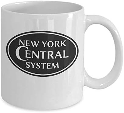 New York Central Railroad Coffee Canejada Vintage Trem Entusiasta Presente