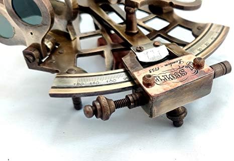 MorComart Handmade Marine Ship Working Sextant Vintage Design Desk Navigation Instruments Astrolabe Sextant